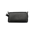 Schwarze Damen-Handtasche aus Polyurethan