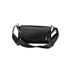 Schwarze Damen-Handtasche aus Polyurethan