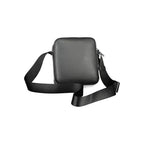 Schwarze Polyester Handtasche