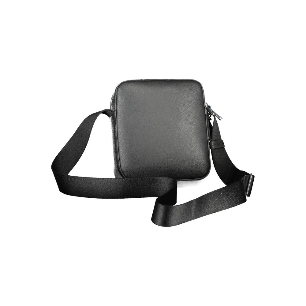 Schwarze Polyester Handtasche