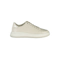 Beige Genuine Leather Sneaker