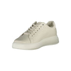Beige Genuine Leather Sneaker