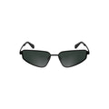 Schwarze Sonnenbrille aus Metall 38311