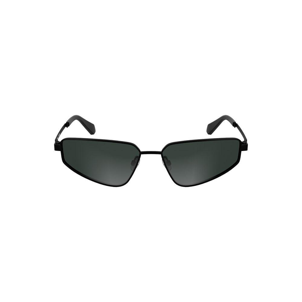 Schwarze Sonnenbrille aus Metall 38311