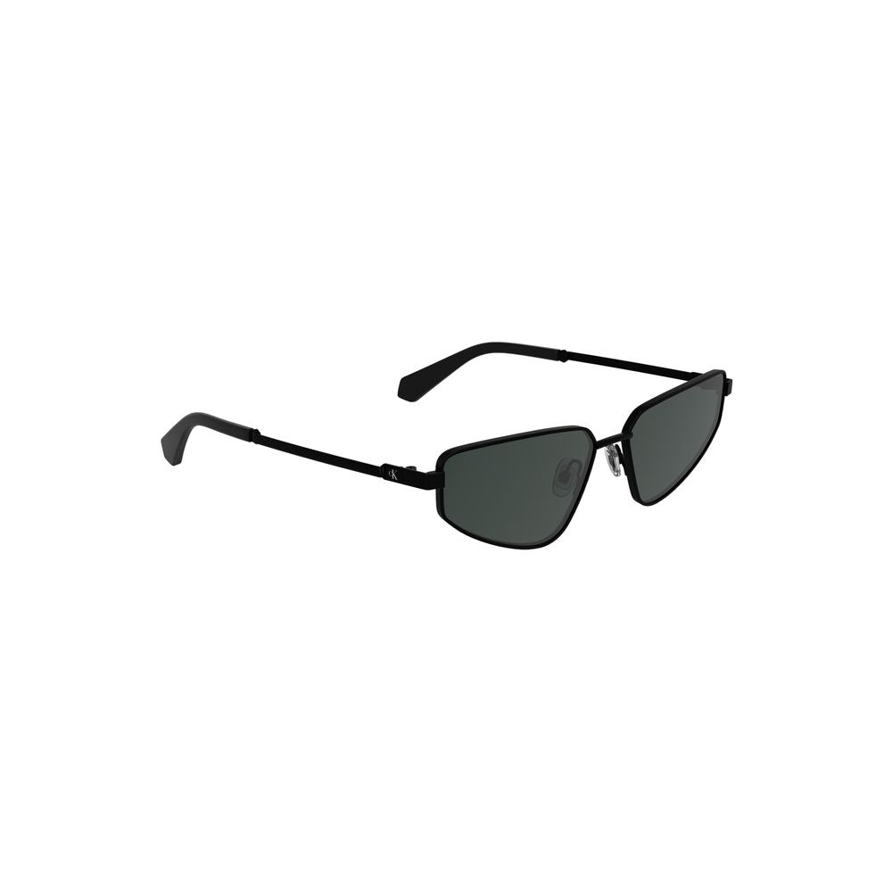 Schwarze Sonnenbrille aus Metall 38311