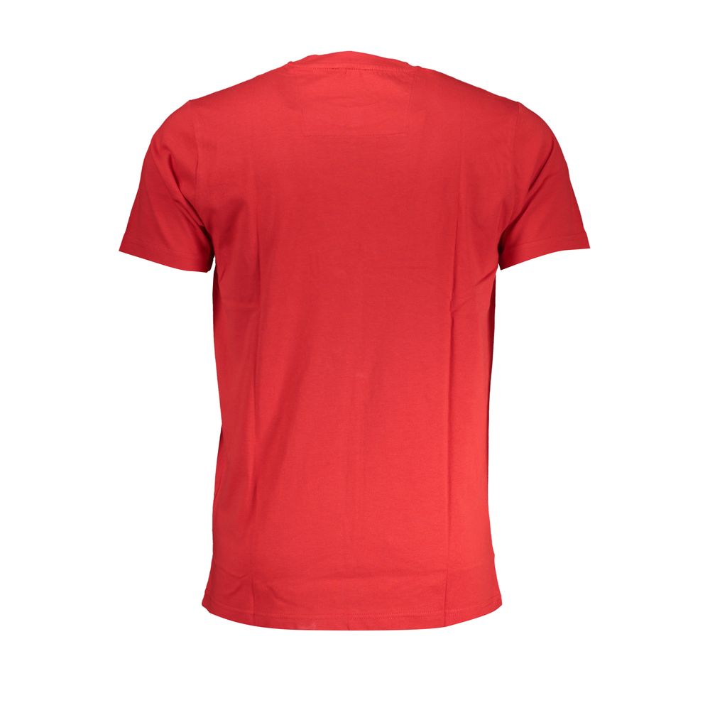 Rotes Baumwoll-T-Shirt für Herren