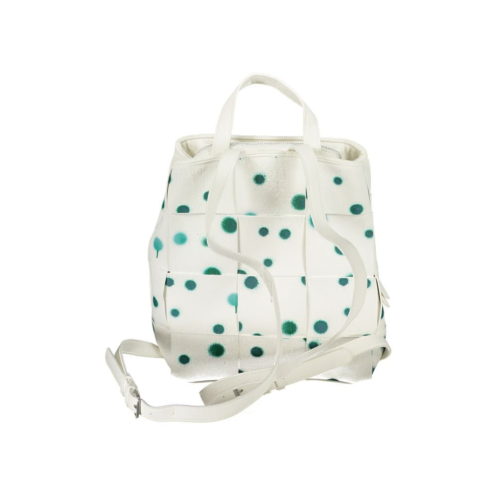 Weißer Rucksack aus Polyethylen