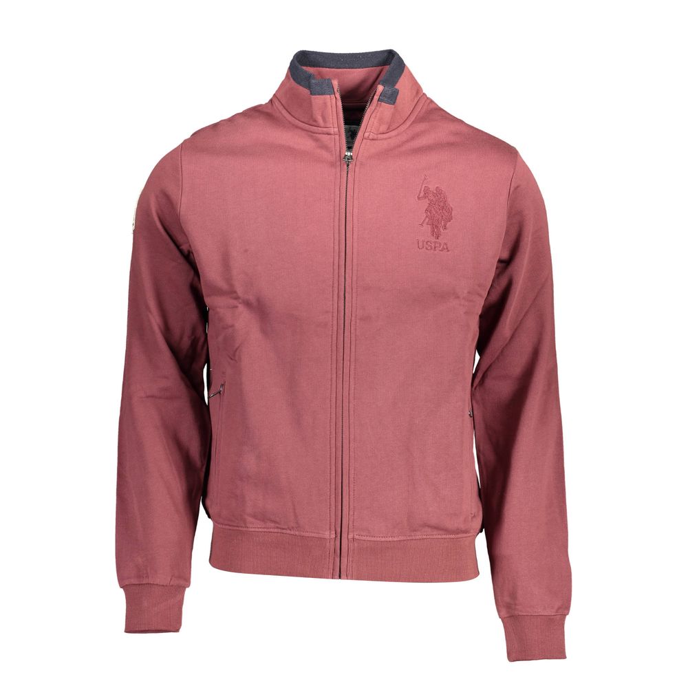 Lila Baumwolle Männer Pullover