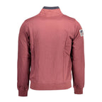 Lila Baumwolle Männer Pullover