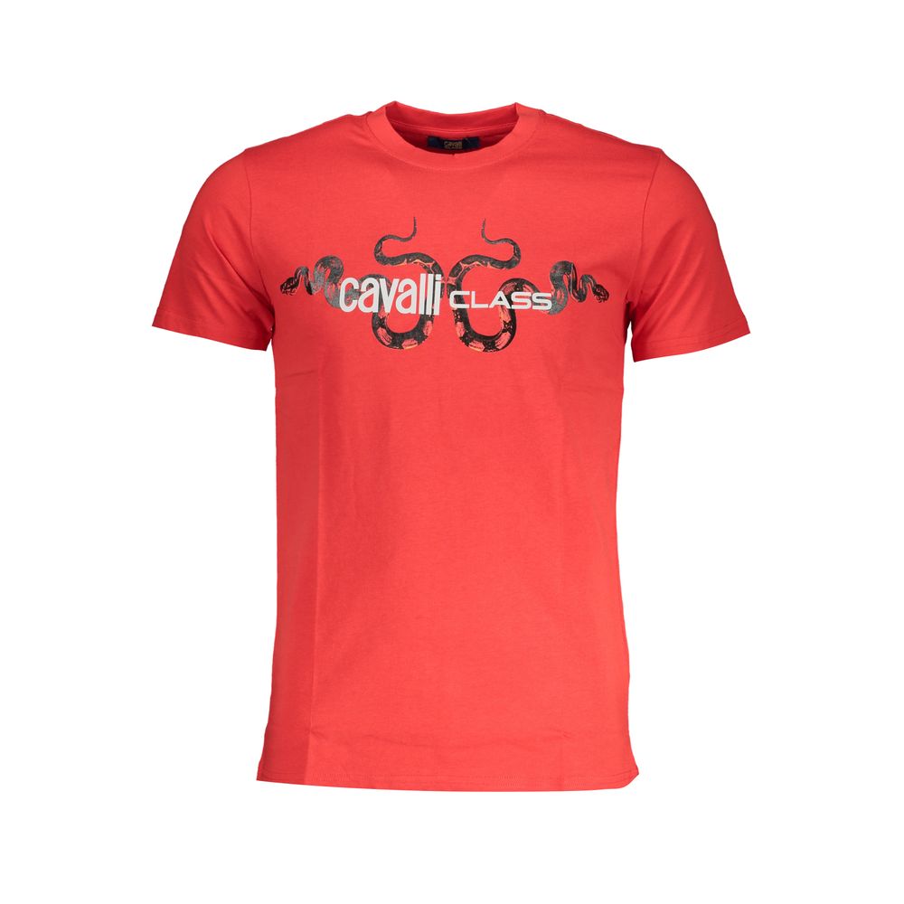 Rosso Baumwoll-T-Shirt für Herren