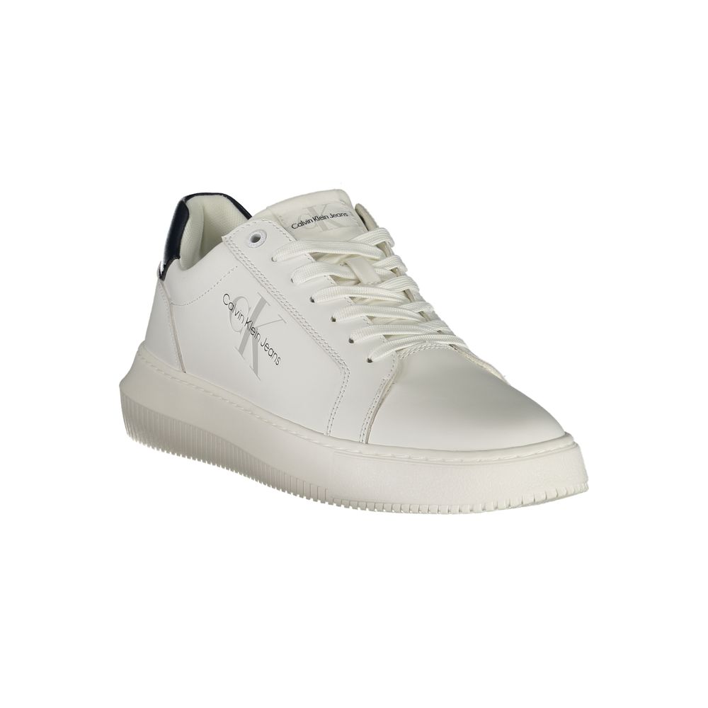 Bianco Leder Herren Sneaker