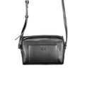 Schwarze Polyester Handtasche
