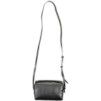 Schwarze Polyester Handtasche