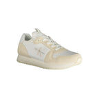 Weiße Herren-Sneaker aus Polyester