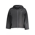 Schwarze Herrenjacke aus Polyester