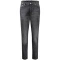 Schwarz Baumwolle Frauen Jeans