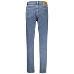 Blaue Baumwolle Frauen Jeans