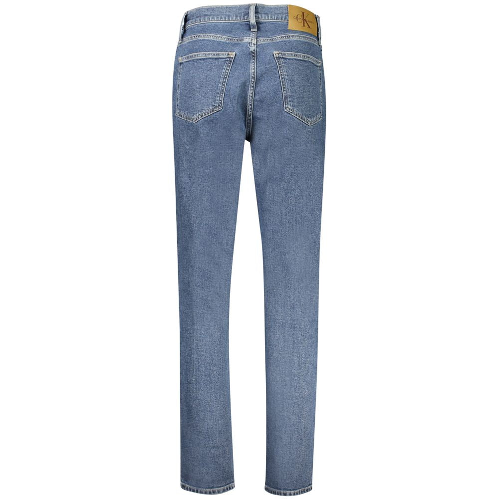 Blaue Baumwolle Frauen Jeans