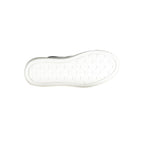 Schwarzer Sneaker aus echtem Leder