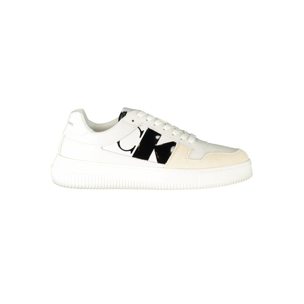 Bianco Leder Herren Sneaker