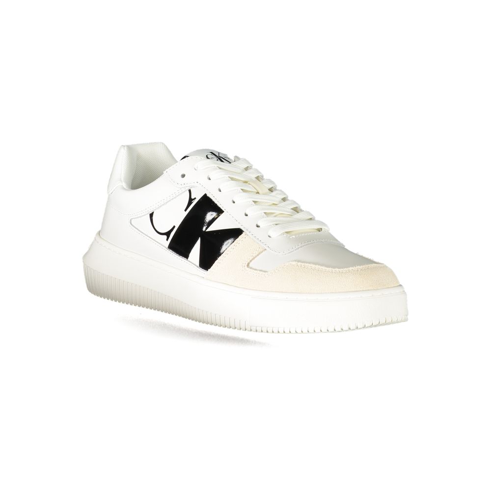 Bianco Leder Herren Sneaker
