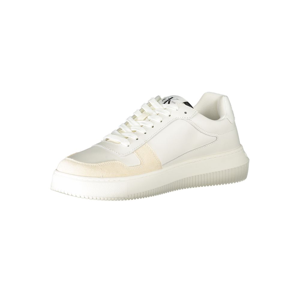 Bianco Leder Herren Sneaker