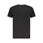 Schwarzes Baumwoll-T-Shirt für Herren