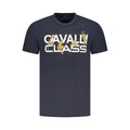 Blu Baumwoll-T-Shirt für Herren
