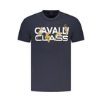 Blu Baumwoll-T-Shirt für Herren
