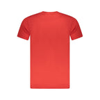 Rotes Baumwoll-T-Shirt für Herren