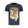 Blu Baumwoll-T-Shirt für Herren