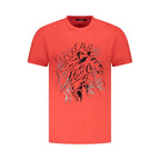 Rotes Baumwoll-T-Shirt für Herren