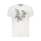 Weißes Baumwoll-T-Shirt für Herren