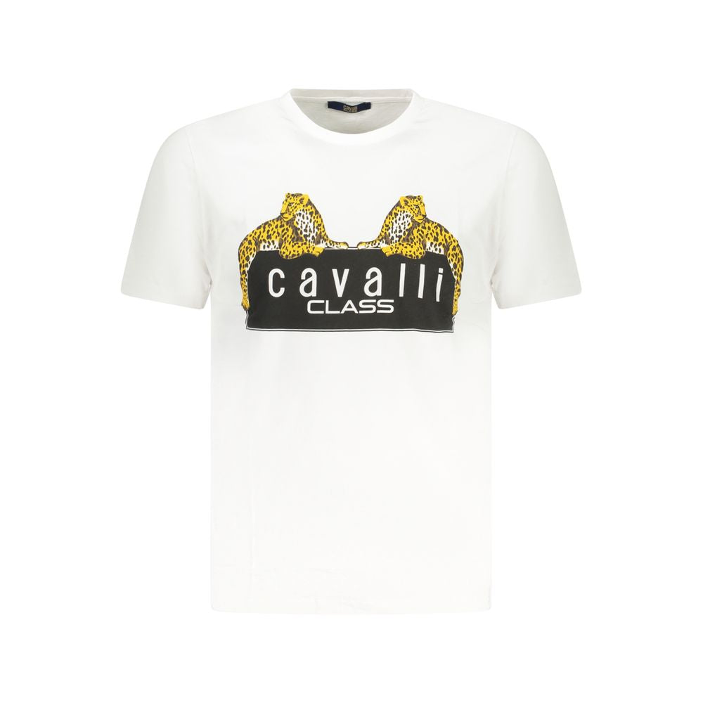 Weißes Herren-T-Shirt aus Baumwolle