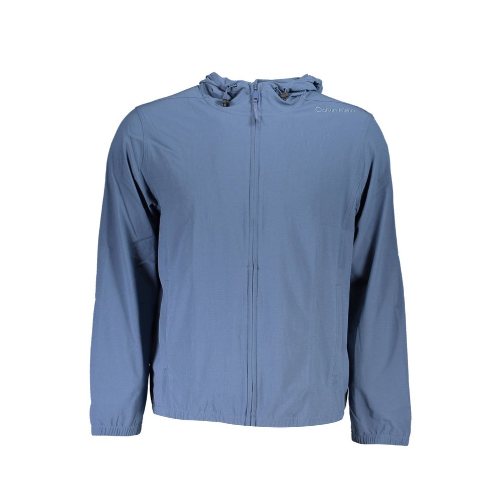 Blaues Herren-Sweatshirt aus Polyester