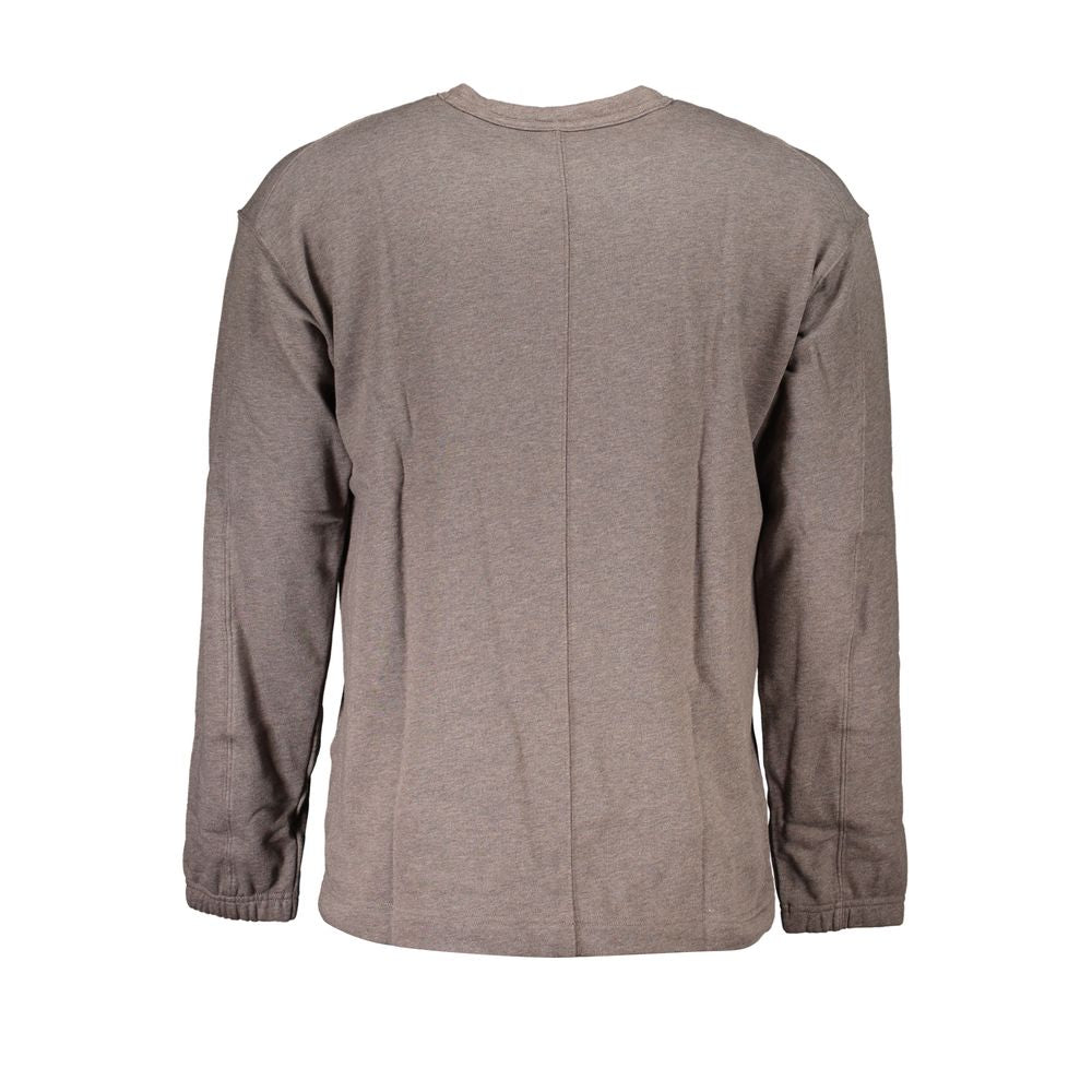 Marrone Baumwoll-Sweatshirt für Herren