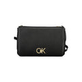 Schwarze Polyester Handtasche