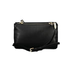 Schwarze Polyester Handtasche