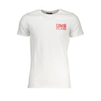 Weißes Herren-T-Shirt aus Baumwolle