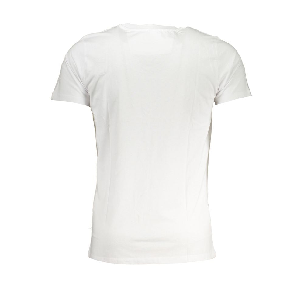 Weißes Herren-T-Shirt aus Baumwolle