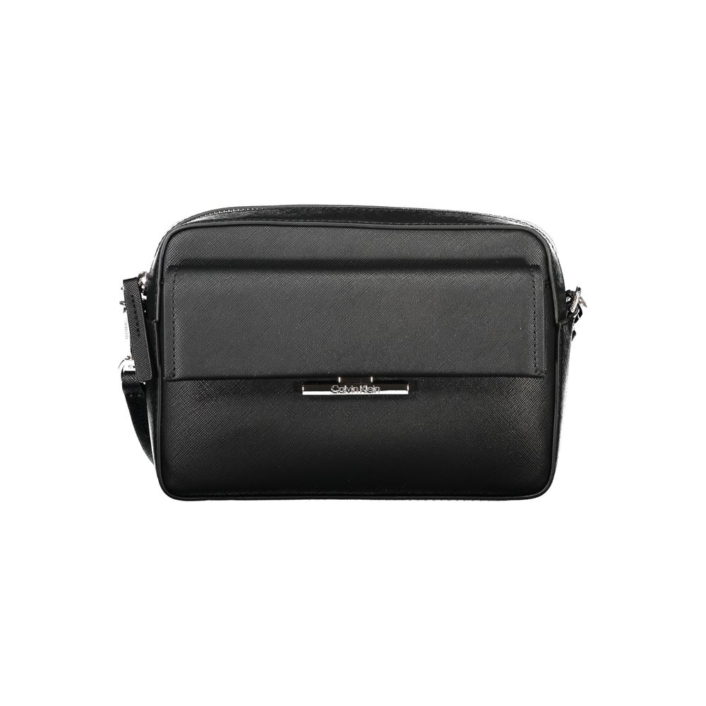 Schwarze Handtasche aus Polyethylen