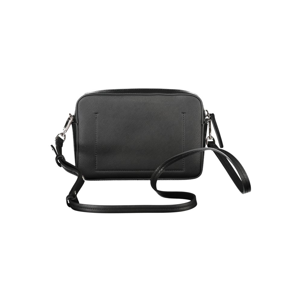 Schwarze Handtasche aus Polyethylen