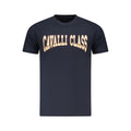 Blaues Baumwoll-T-Shirt für Herren