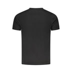 Schwarzes Baumwoll-T-Shirt für Herren