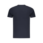 Blaues Baumwoll-T-Shirt für Herren
