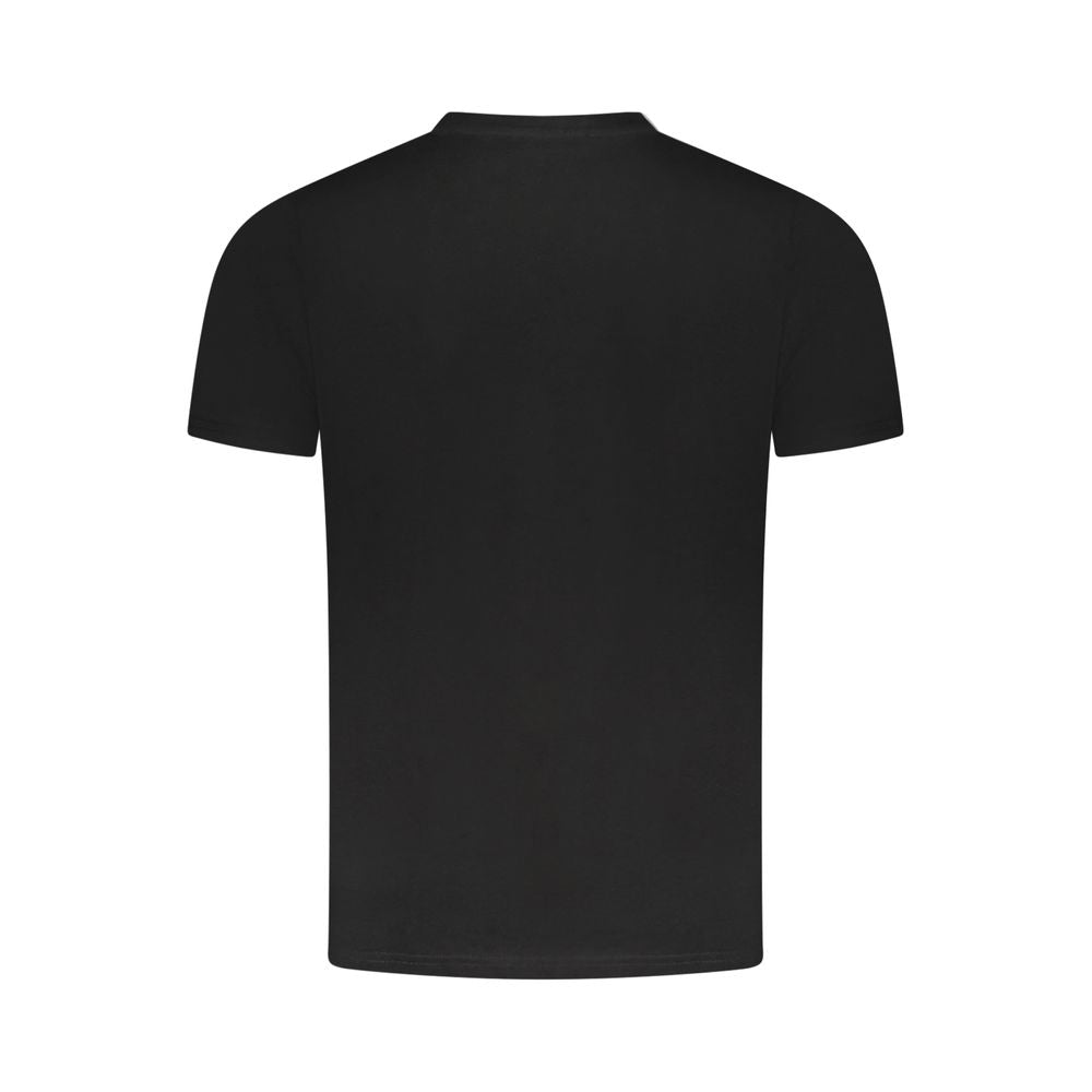 Schwarzes Baumwoll-T-Shirt für Herren