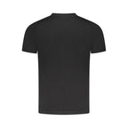 Schwarzes Baumwoll-T-Shirt für Herren