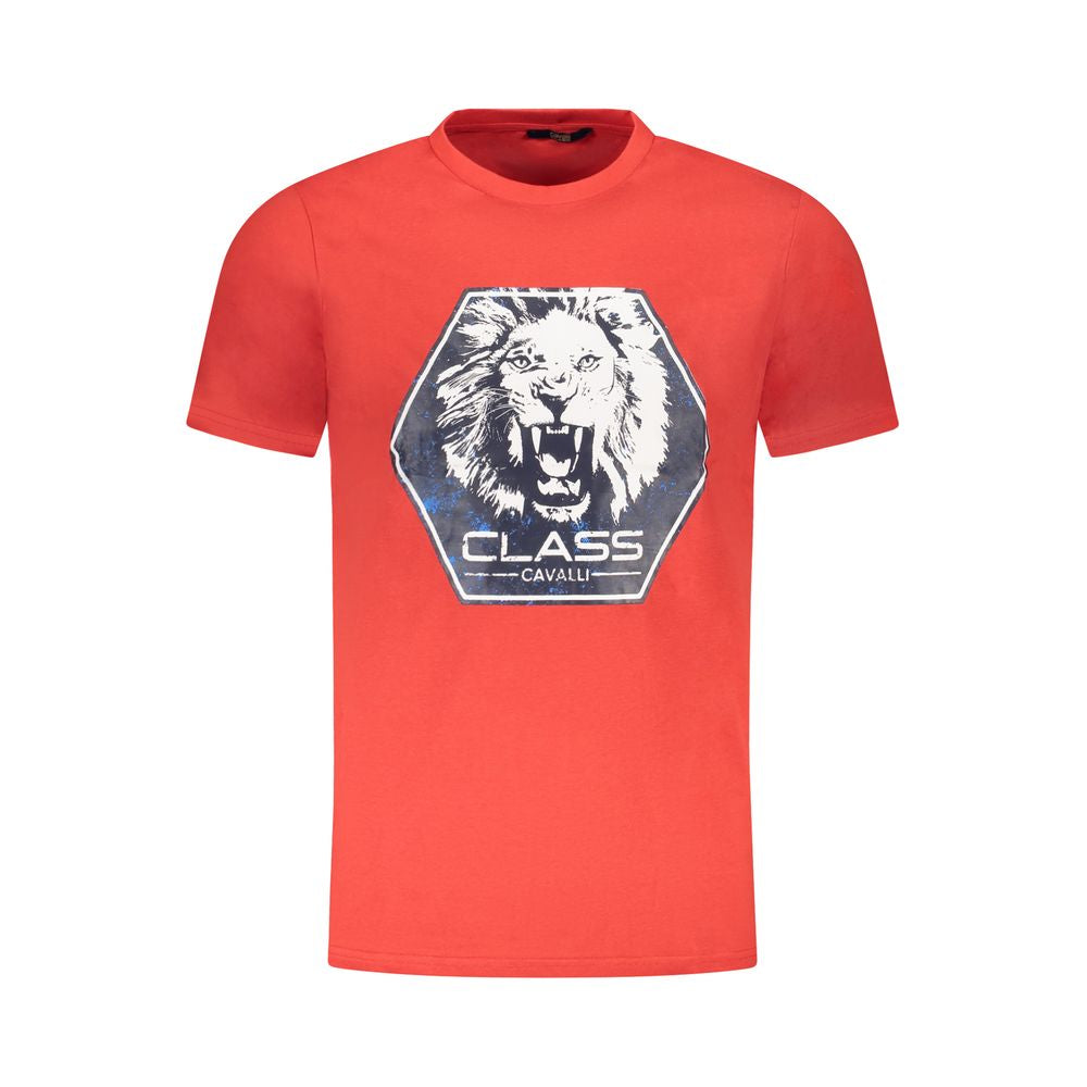 Rosso Baumwoll-T-Shirt für Herren