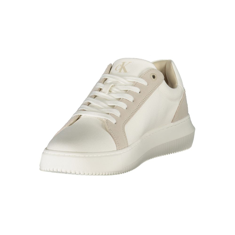 Herren-Sneaker aus weißem Polyurethan