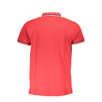 Rotes Herren-Poloshirt aus Baumwolle